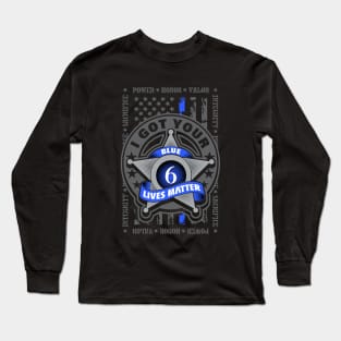 Police U.S. Flag Long Sleeve T-Shirt